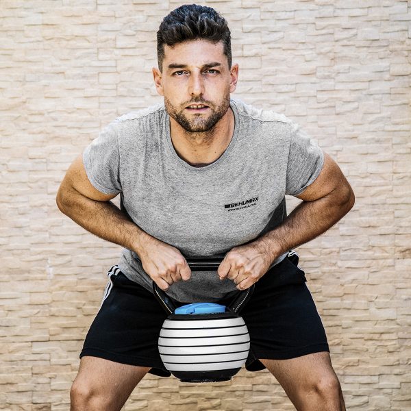 Pesa Rusa ajustable Kettlebell 18kg de Behumax