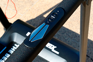 pulsometro y control de velocidad agarres Treadmill force 350