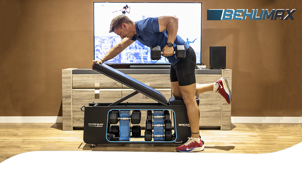 Entrenamiento con banco de pesas