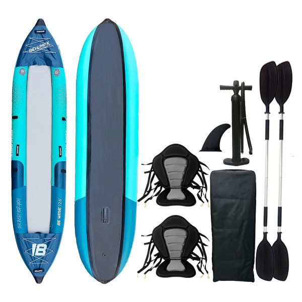 kayak hinchable para dos personas be wave kayak 12.6 Behumax
