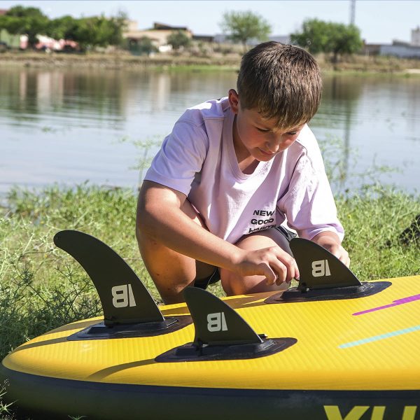 Tabla de paddle surf para niños llamativa y colorida