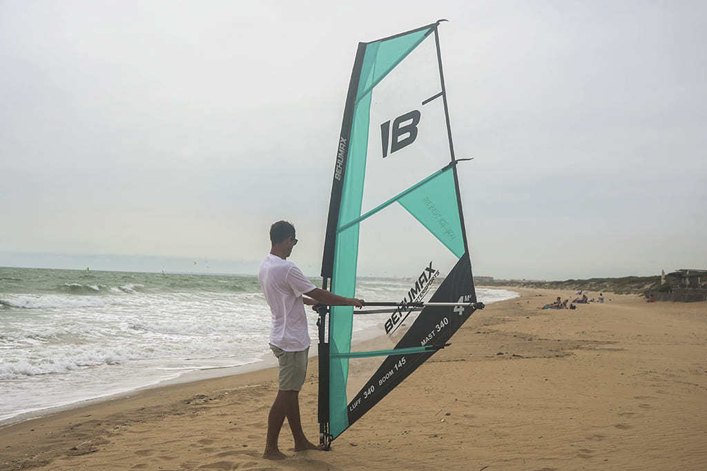 vela 4 metros be wave behumax windsurf