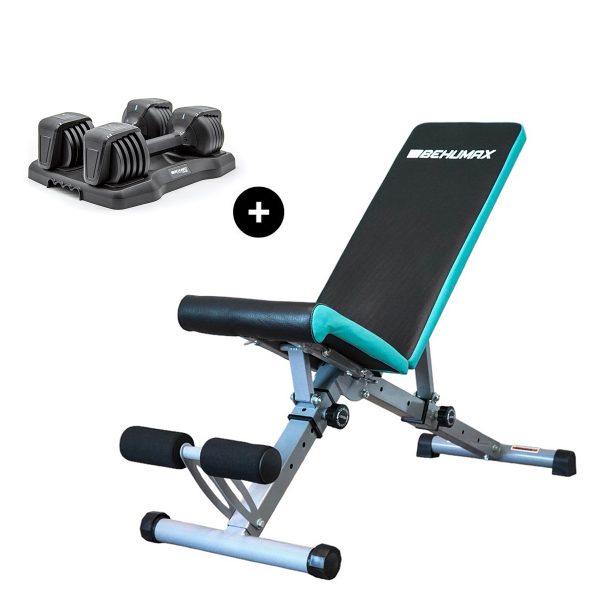 banco de pesas steel + dumbbell