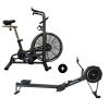 Máquina de remo Air Smart Rower + Bicicleta spining Air Bike Fit Pro