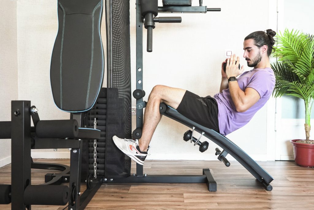 Máquinas de gimnasio compactas