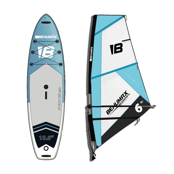 Pack tabla de Windsurf Be Wave 10.6 PRO + Vela 6 m