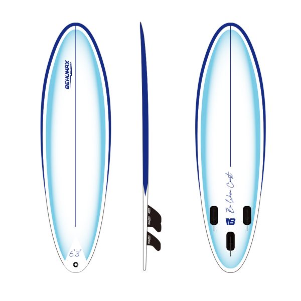 Tabla de Surf Shortboard Be Wave Coast 6'3"