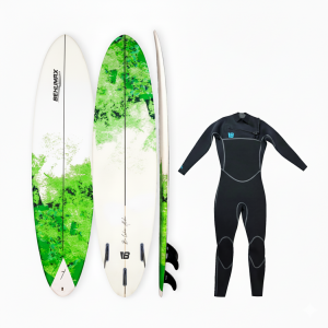 Pack Tabla de Surf Evolutive Be Wave Aloha 7′ + Neopreno largo