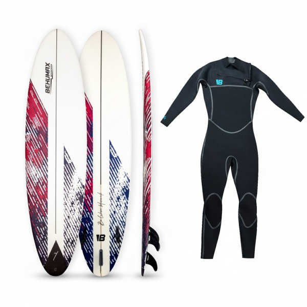 Tabla de Surf Evolutice Maverick + Neopreno Largo
